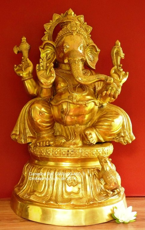 XXXL Ganesha auf Lotospodest