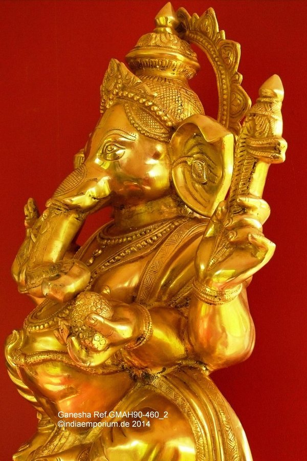 XXXL Ganesha auf Lotospodest